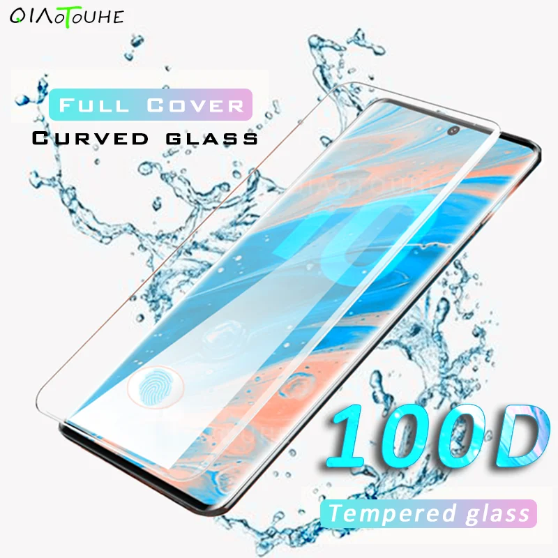 100D изогнутое Защитное стекло для samsung Galaxy S8 S9 S10 Plus Защита экрана S7 edge S10e Note 8 9 10