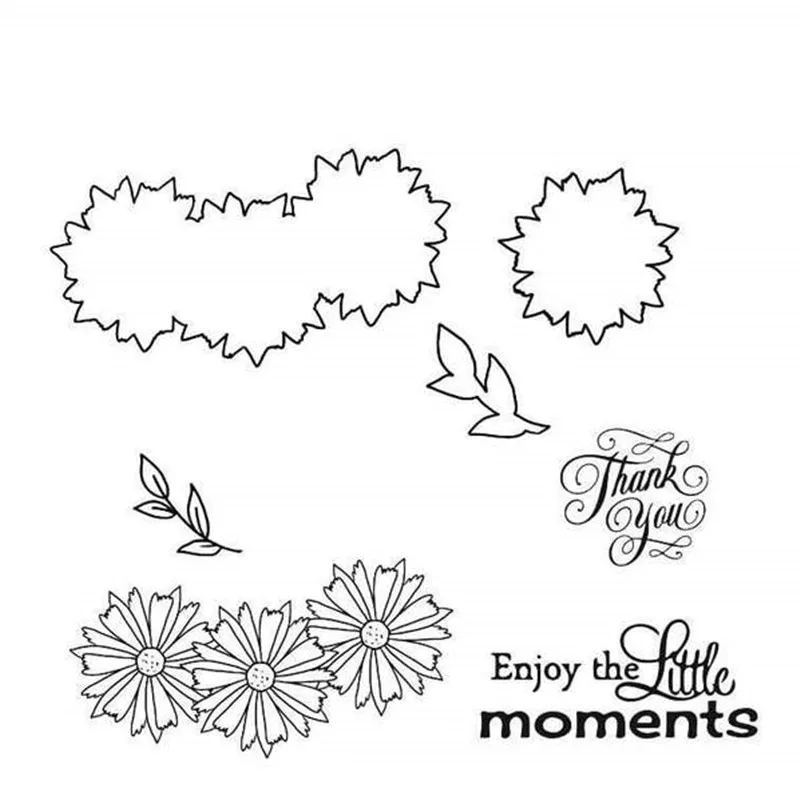 Металлические штампы YaMinSanNiO в форме цветка для скрапбукинга|Вырубные штампы| |