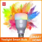 Yeelight YLDP001 1SE E27 6 Вт RGBW Smart Светодиодный лампы Красочный Температура голос Управление AC110-240V настольная лампа Фонари прожектор