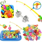 Игрушка водная детская для мальчиков и девочек, набор игрушек для рыбалки, магнитная детская игрушка для игр в воде, квадратная рыба, популярный подарок для детей, Бесплатная доставка WYW