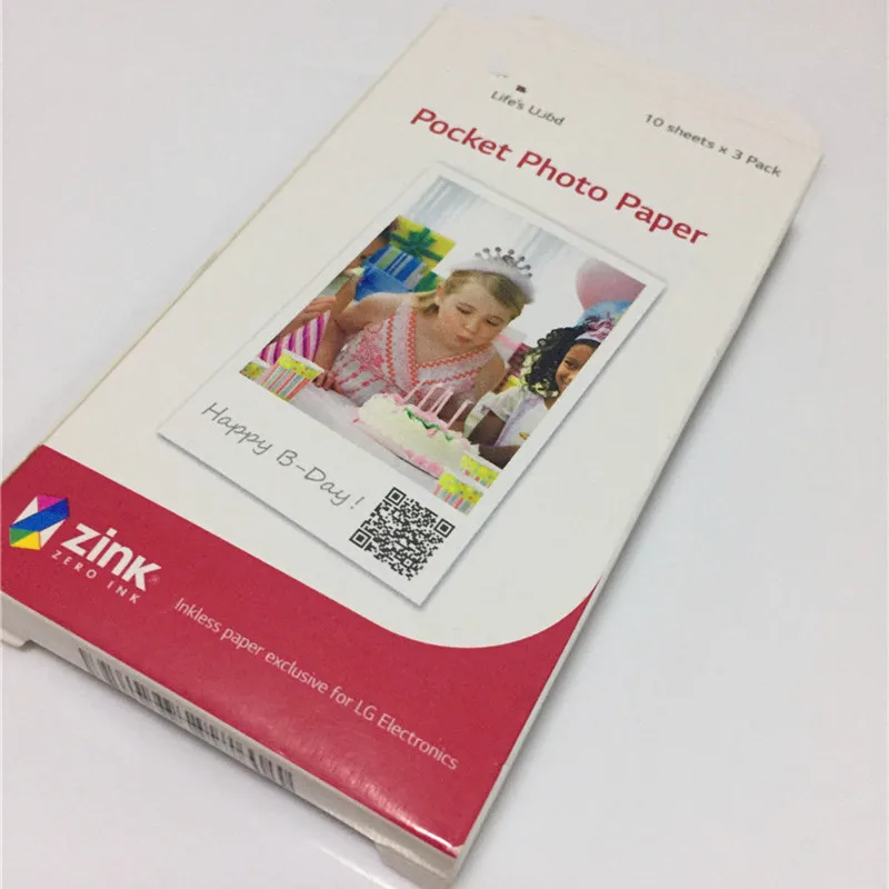 Оригинальные продажи 30 60 листов фотографический Zink PS2203 умный мобильный принтер