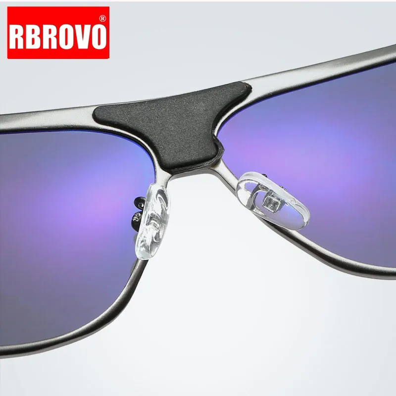 

RBROVO 2021 New Polarized Sunglasses Men High Quality Driving Goggles Male Outdoor Travel UV400 Lunette De Soleil Femme TR90