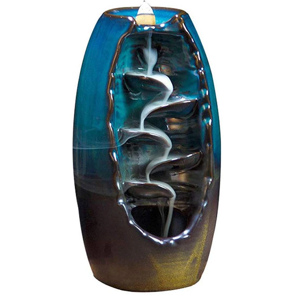 

Благовония горелка дым поток воспламенения благовония устройства ремесла лучший подарок для дома, офиса, чайный домик ручной работы красив...