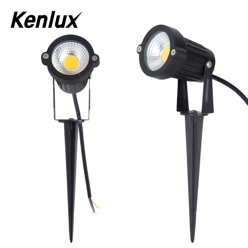 Пластиковый светодиодный садовый светильник Kenlux 5 Вт водонепроницаемый фонарь