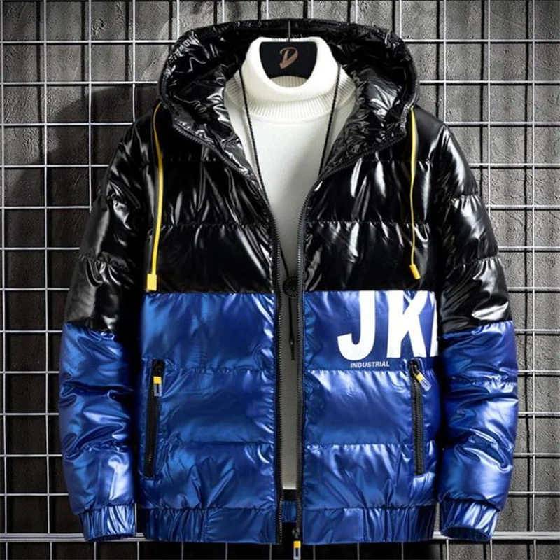 Мужские куртки мужское хлопковое пальто зимние парки с капюшоном дешевые