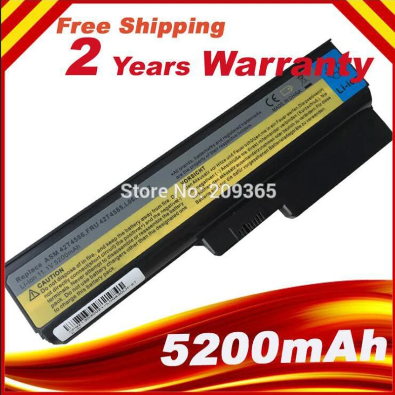 Аккумулятор для ноутбука IBM Lenovo 3000 G455 N500 G550 IdeaPad G430 V460 Z360 B460 V460D L08S6Y02 L08S6D02