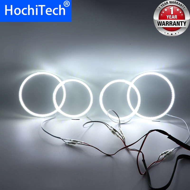 Ультра яркие красные/зеленые/Белый светодиодный глаза ангела halo Кольцо Комплект