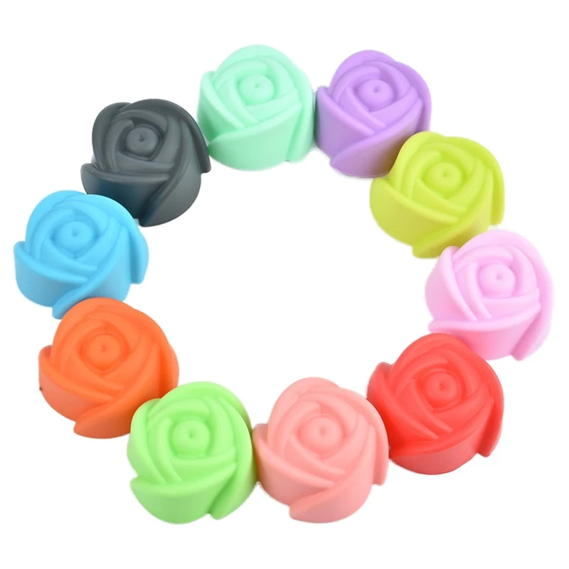

10 Pieces Flower Rose Cake Mold Cupcake Liner Mold Tool Stencil Form Pastry Soap Chocolate Muffin Baking Silicon Biscuit Kitchen