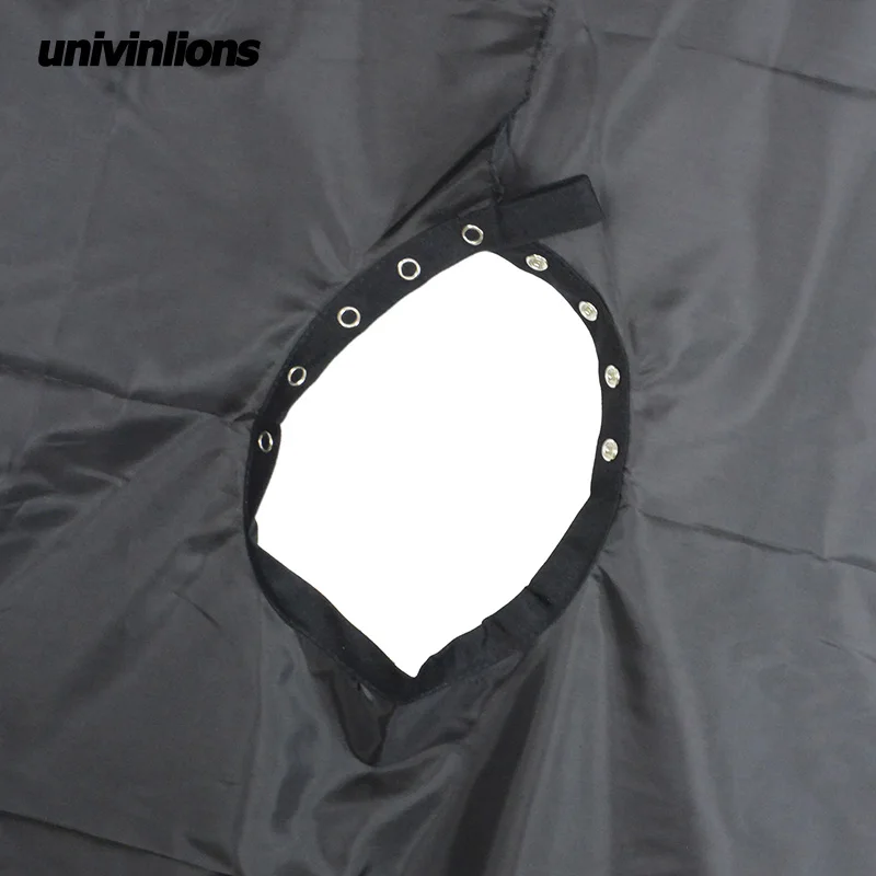 Univinlions 120*150 Парикмахерская накидка черное тканевое платье для стрижки волос