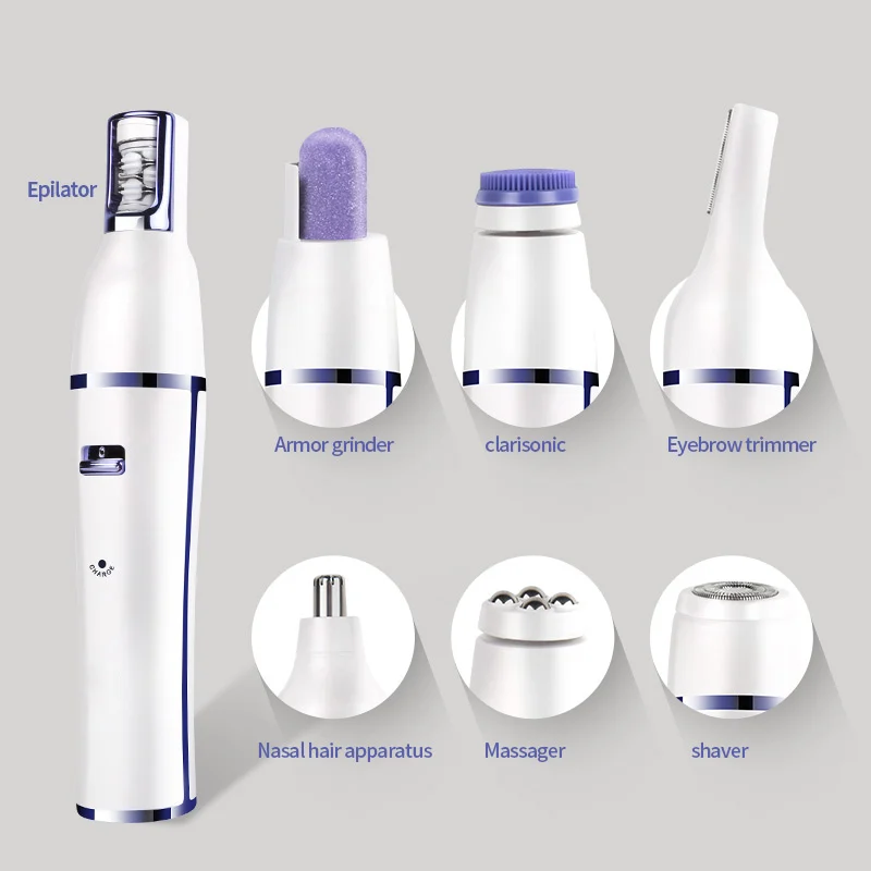 Женский безболезненный Электрический эпилятор USB-зарядка удаление волос в