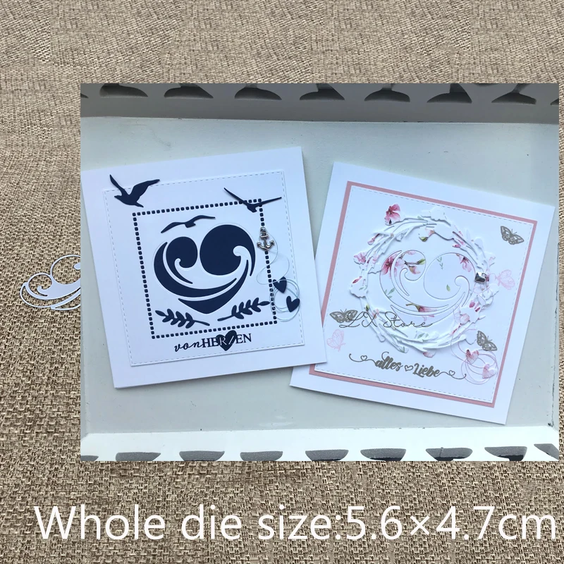 

XLDesign ремесло металла высечки Штампы Сердце рамка украшения скрапбук альбом бумага карты ремесло тиснение высечки