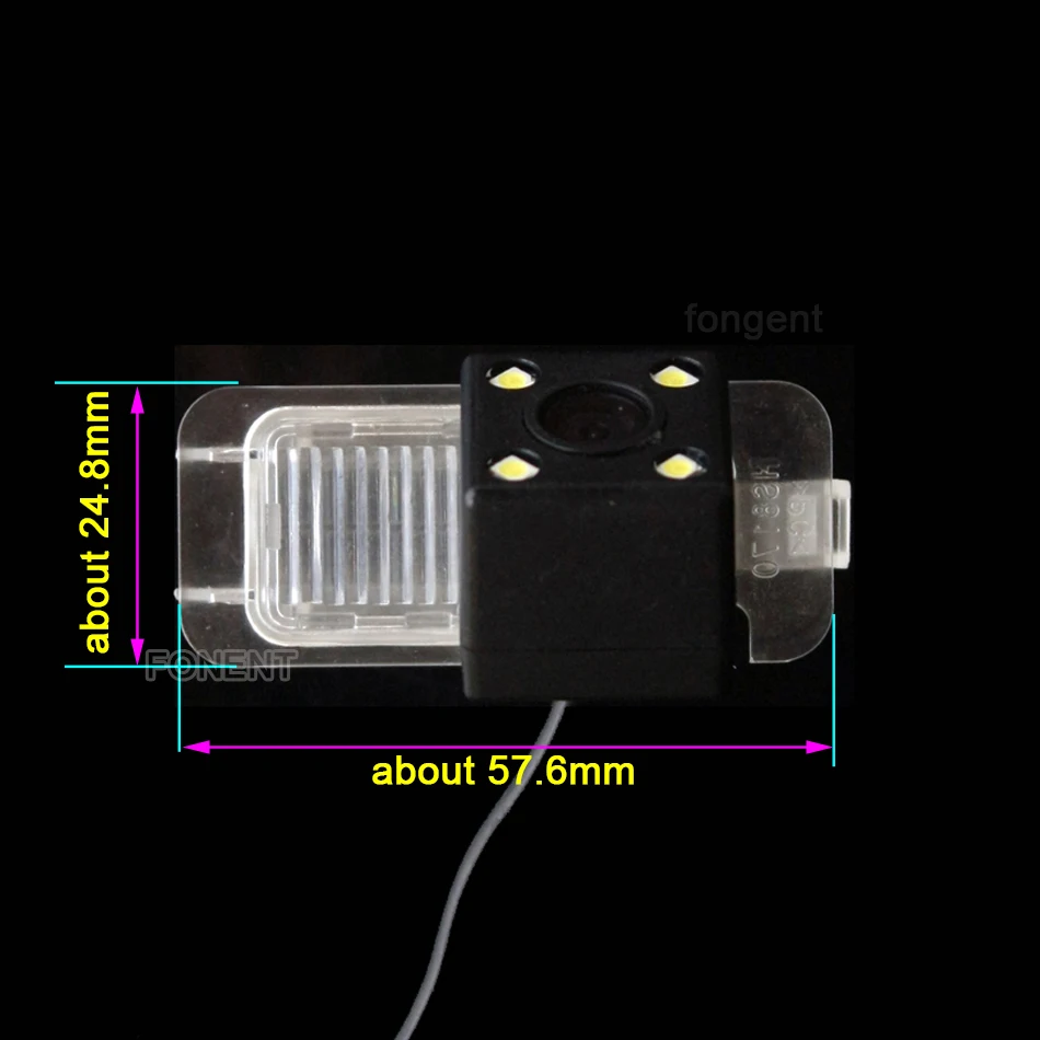 SONY ПЗС автомобиля зеркало заднего вида парковочная Беспроводной AV разъем для