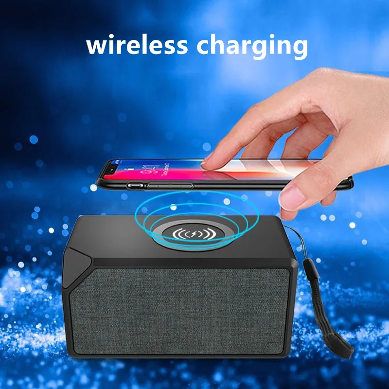 Беспроводная зарядка мобильного телефона Bluetooth портативный динамик музыкальный