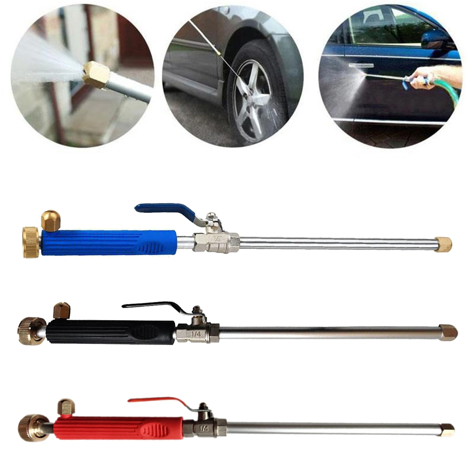 

Portable High Pressure Water Gun Metal Car Washer Garden Pressure Washer