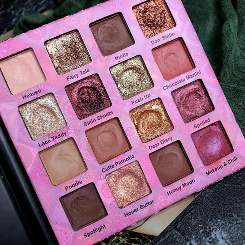 

Beauty Glazed Perfect Mix Glitter Matte Eyeshadow Pallete Long Lasting Nude Pigment Makeup Palette Cosmetics Eye Beauty Creation