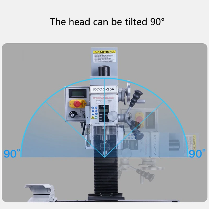 Бытовой многофункциональный сверлильный и фрезерный станок 750 Вт мини V25
