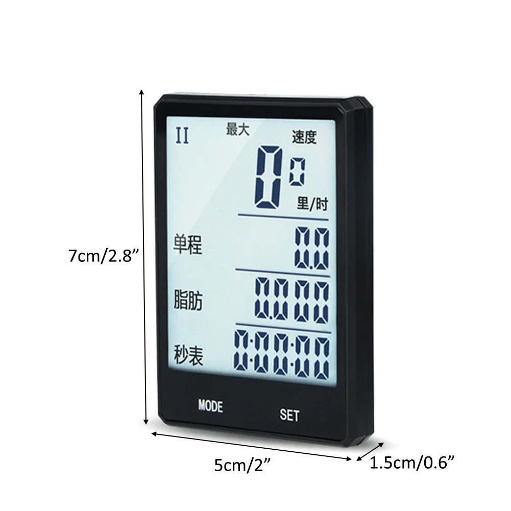 

2.8 inch Bike Wireless Computer Rainproof Multifunction Riding Bicycle Odometer Cycling Speedometer Stopwatch Backlight