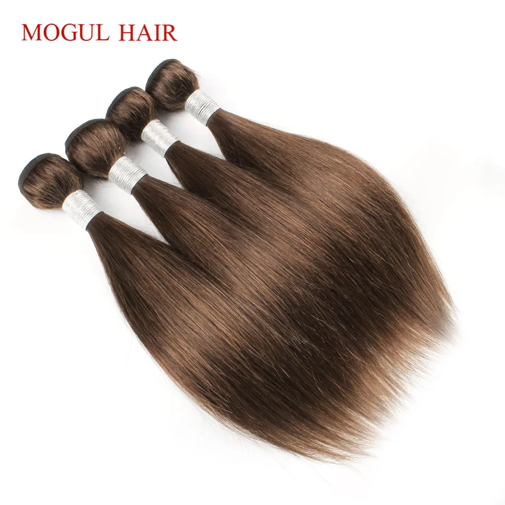 MOGUL волосы 4/6 пряди 50 г/шт. 1B 27 Омбре медовый блонд бразильские Прямые Remy человеческие волосы 613 натуральный цвет короткие волосы