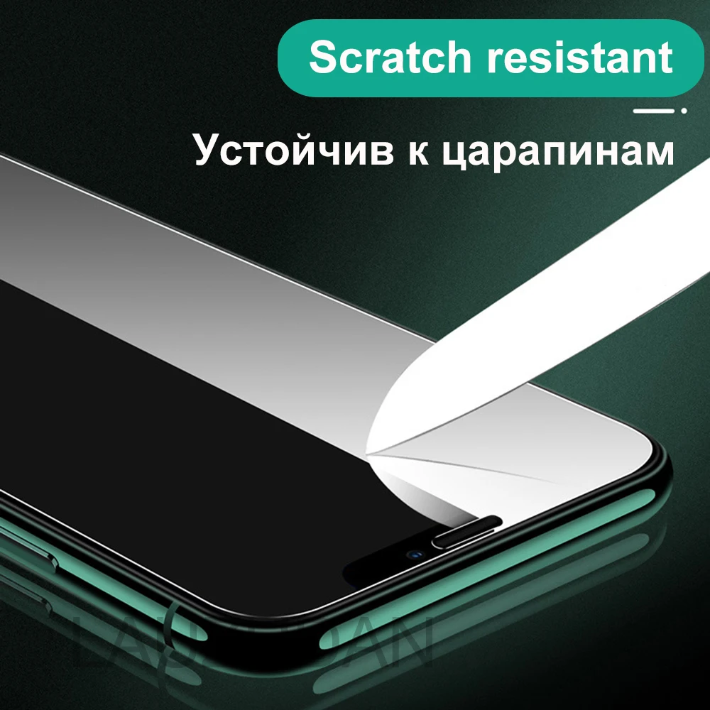 Защитное стекло для iPhone 11 12 Pro Max XS XR 7 8 6s плюс 5s SE защита экрана защитная пленка из