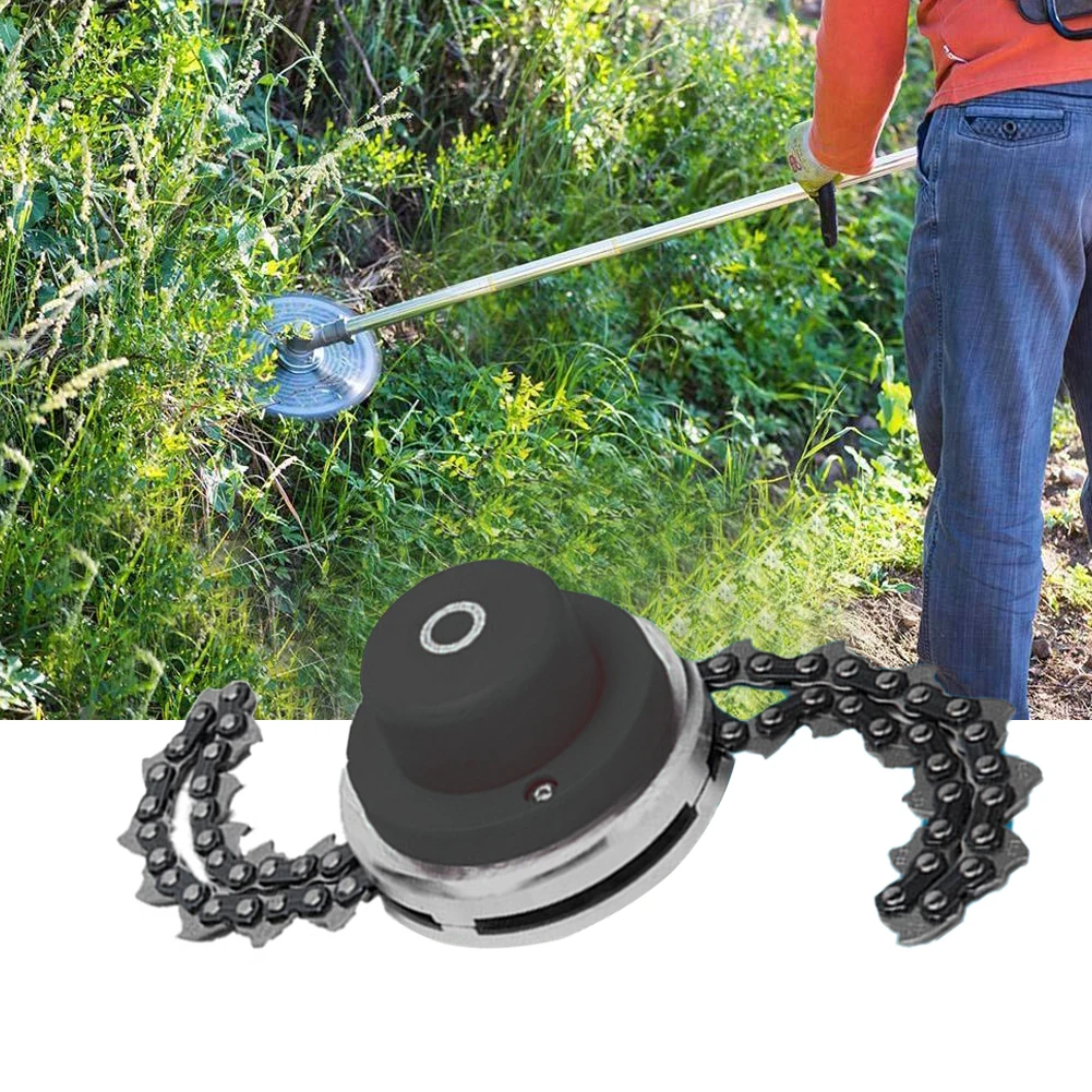 

Sharp Durable Lawn Mower Chain Saw Tooth Brush Cutter Grass Head Chains Blade For safe Trimmer Garden Lawn Parts Cutting Tools
