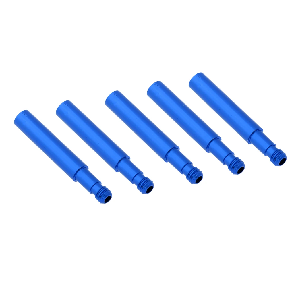 

5 Pieces Aluminum Wheel Rim Tire Presta Valve Extender 40mm/50mm/60mm