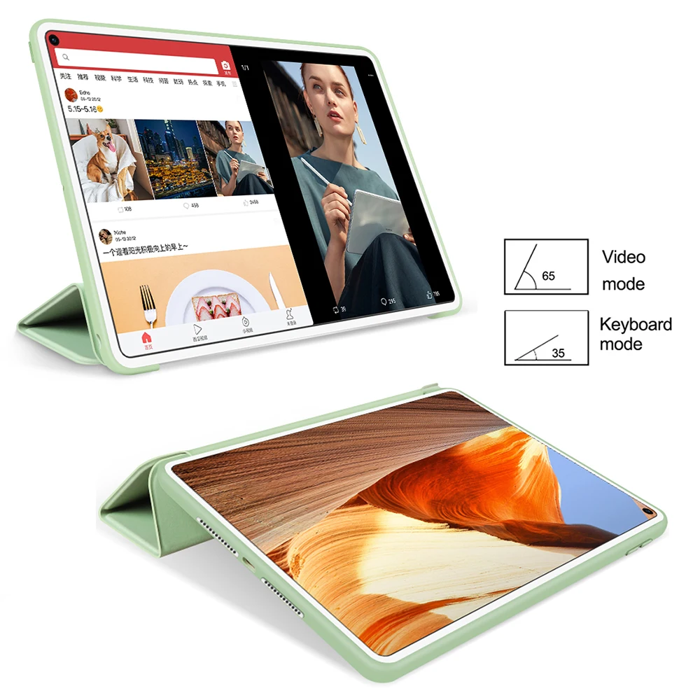 Кожаный чехол для Huawei MatePad Pro 10 8 планшета MediaPad MRX AL09 W09 W19 AL19 дюйма с держателем