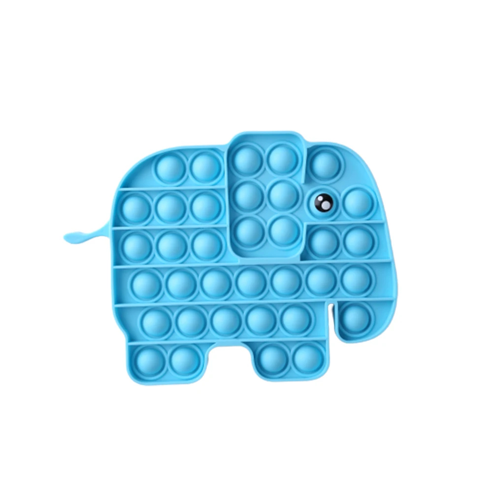 

Fidget Sensory Toy Stress Relief Autism Kids Adult Elephant Push Bubble Toy