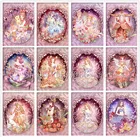 Алмазная 5D картина сделай сам с двенадцатью созвездиями, мультяшная девушка, цветок, мечта, Алмазная мозаика, вышивка крестиком, украшение для детской комнаты