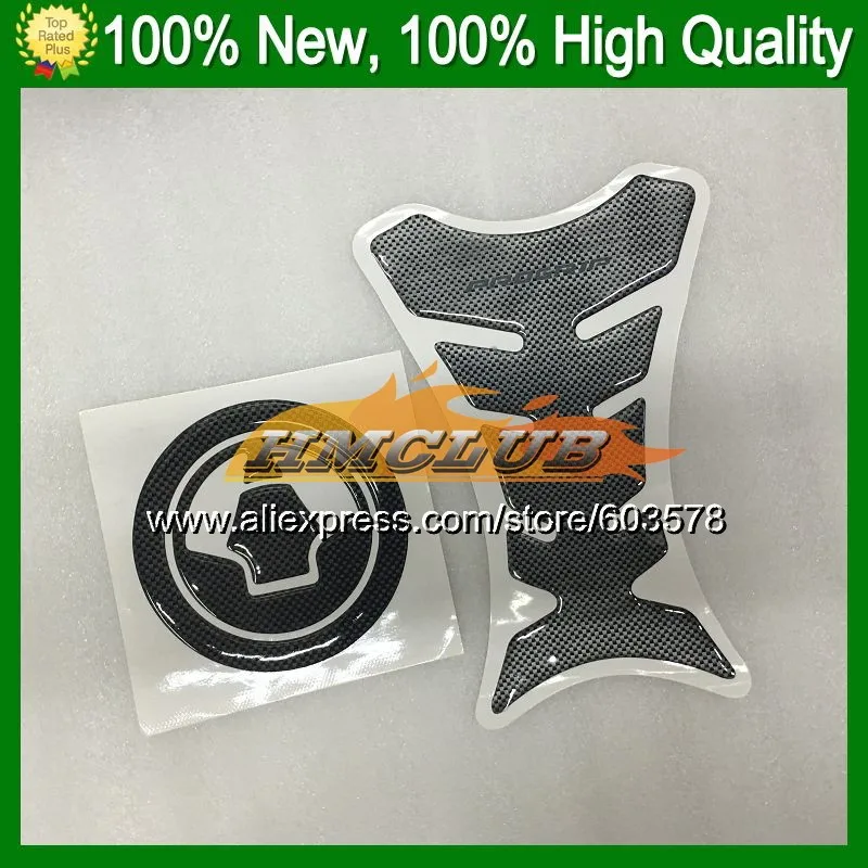 3D углеродного волокна Танк Pad для KAWASAKI NINJA ZX6R 13 14 15 16 лет ZX-6R 6 R ZX 6R 2013 2014 2015 2016 CL225