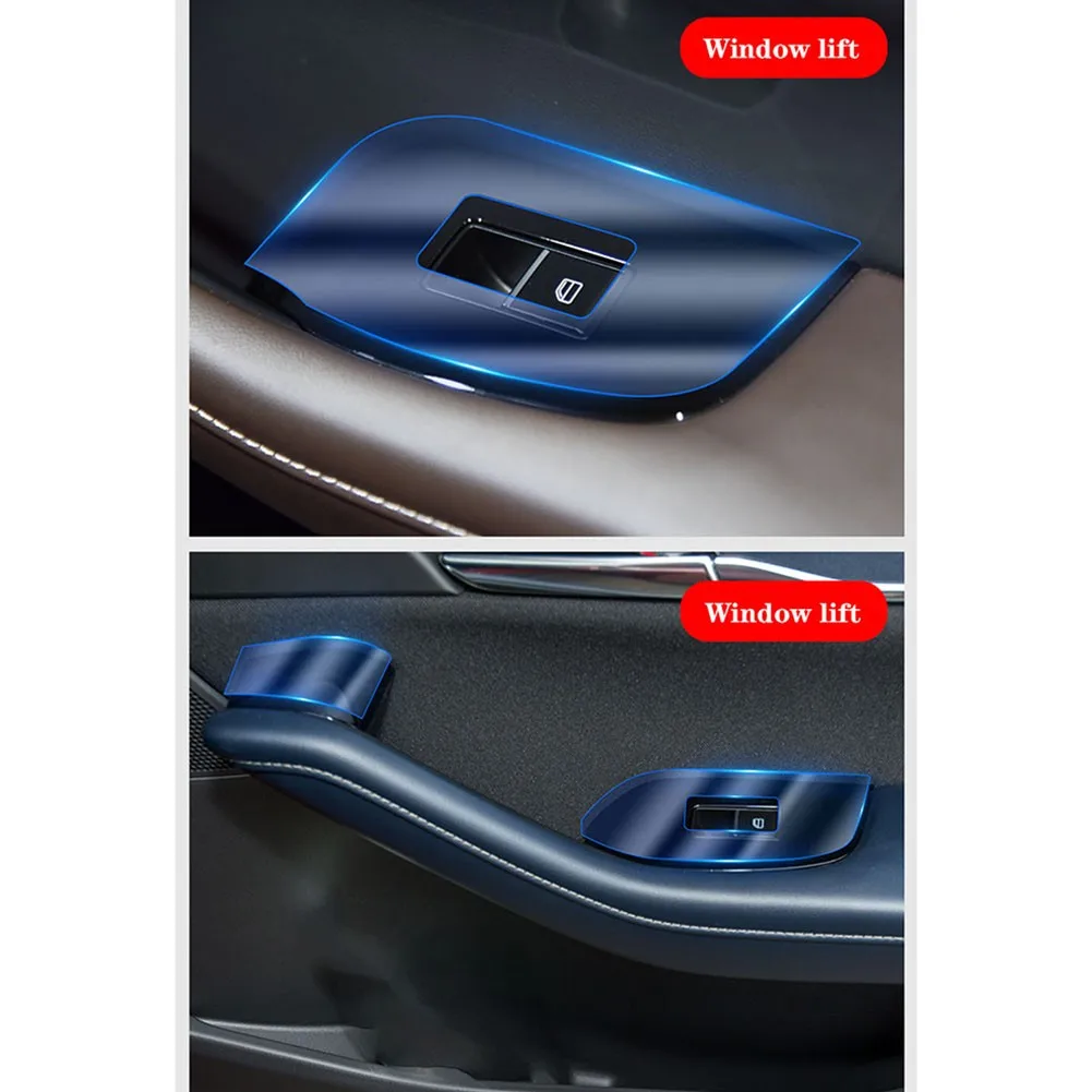 

Practical Car TPU Protective Film Cover Trim GPS Replacement Transparent