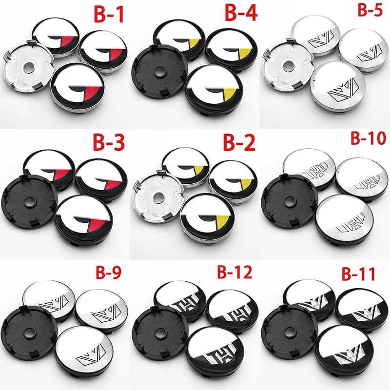 

4pcs 60mm wheel center hub cover protective cover Car modification parts