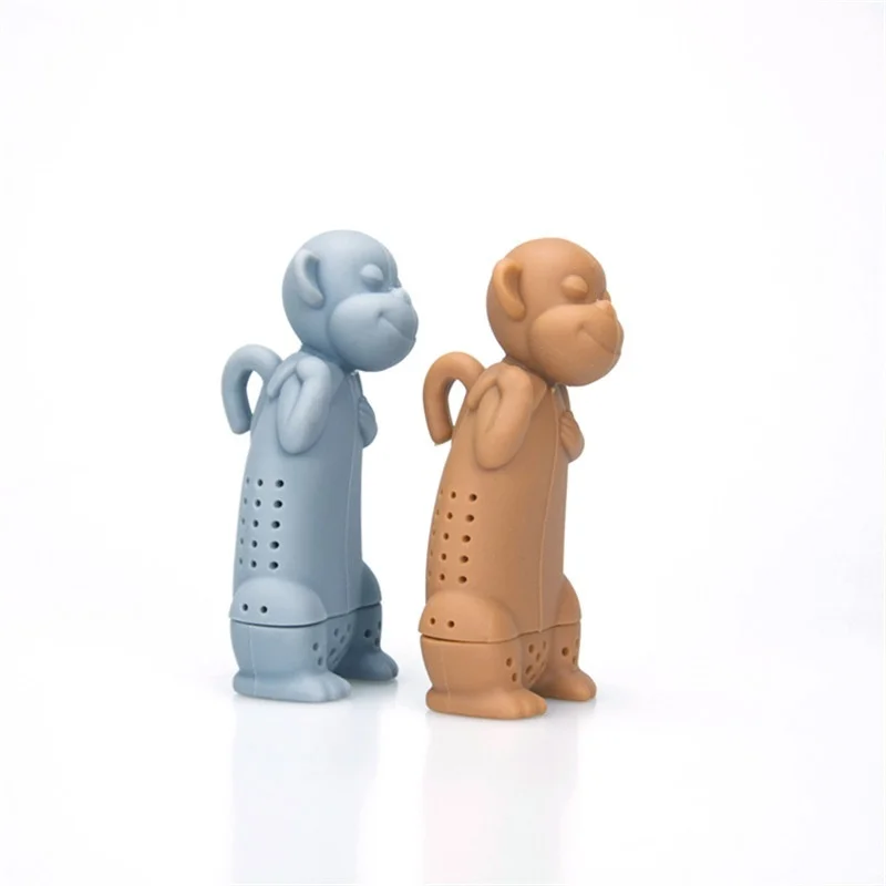 1 шт. кофейная кружка чашка фильтр в форме обезьяны держатель чайных мешочков