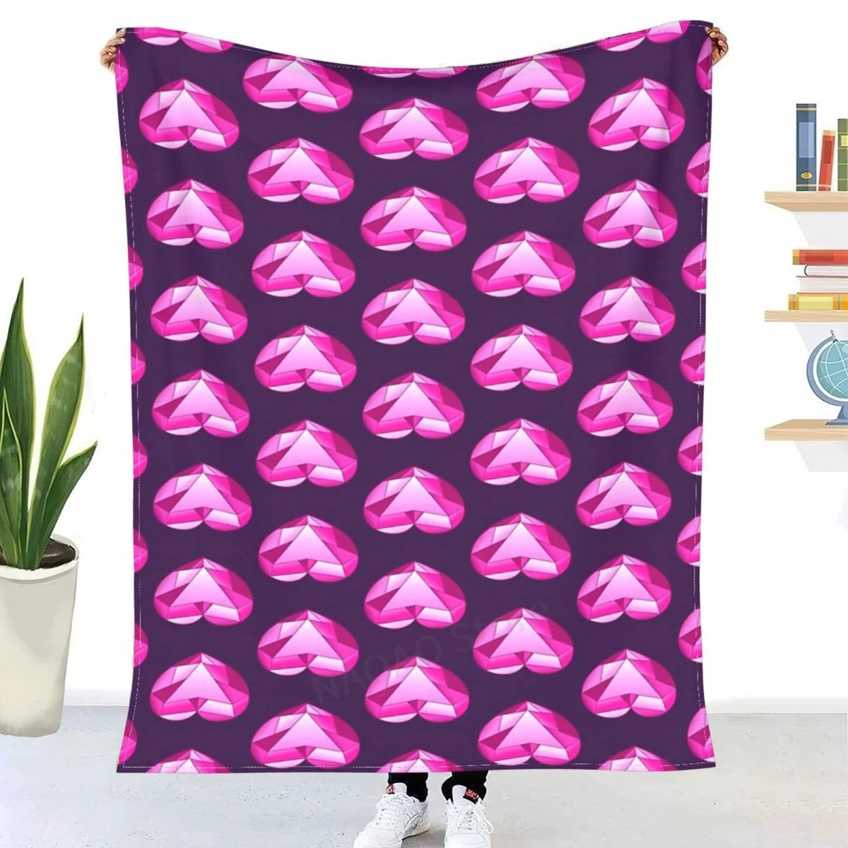 

Spinel (Espinela) Crystal Gem Inverted Heart (Steven Universe New Villain) Throw Blanket Sheets on the bed blanket/ on the sofa