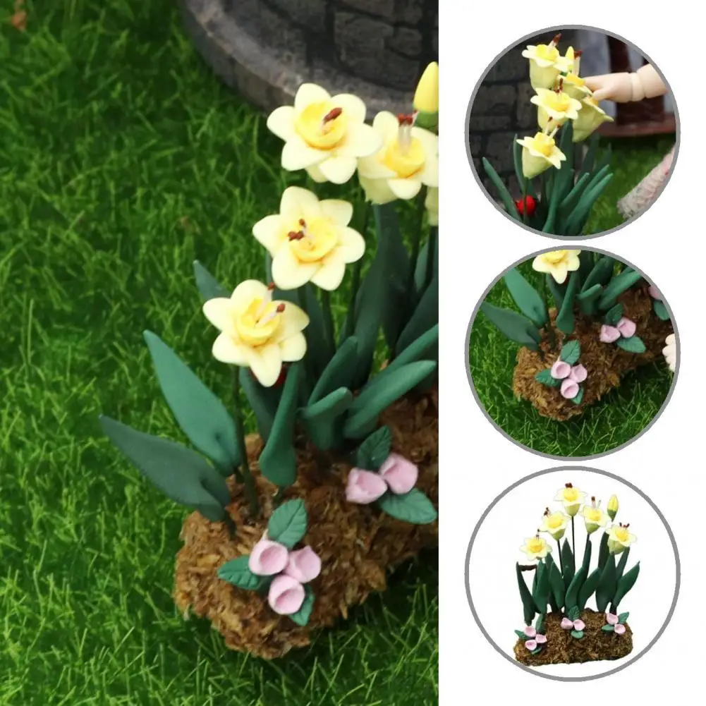 

Decoration Micro Scene Model Doll House Vivid Plants Model for Children