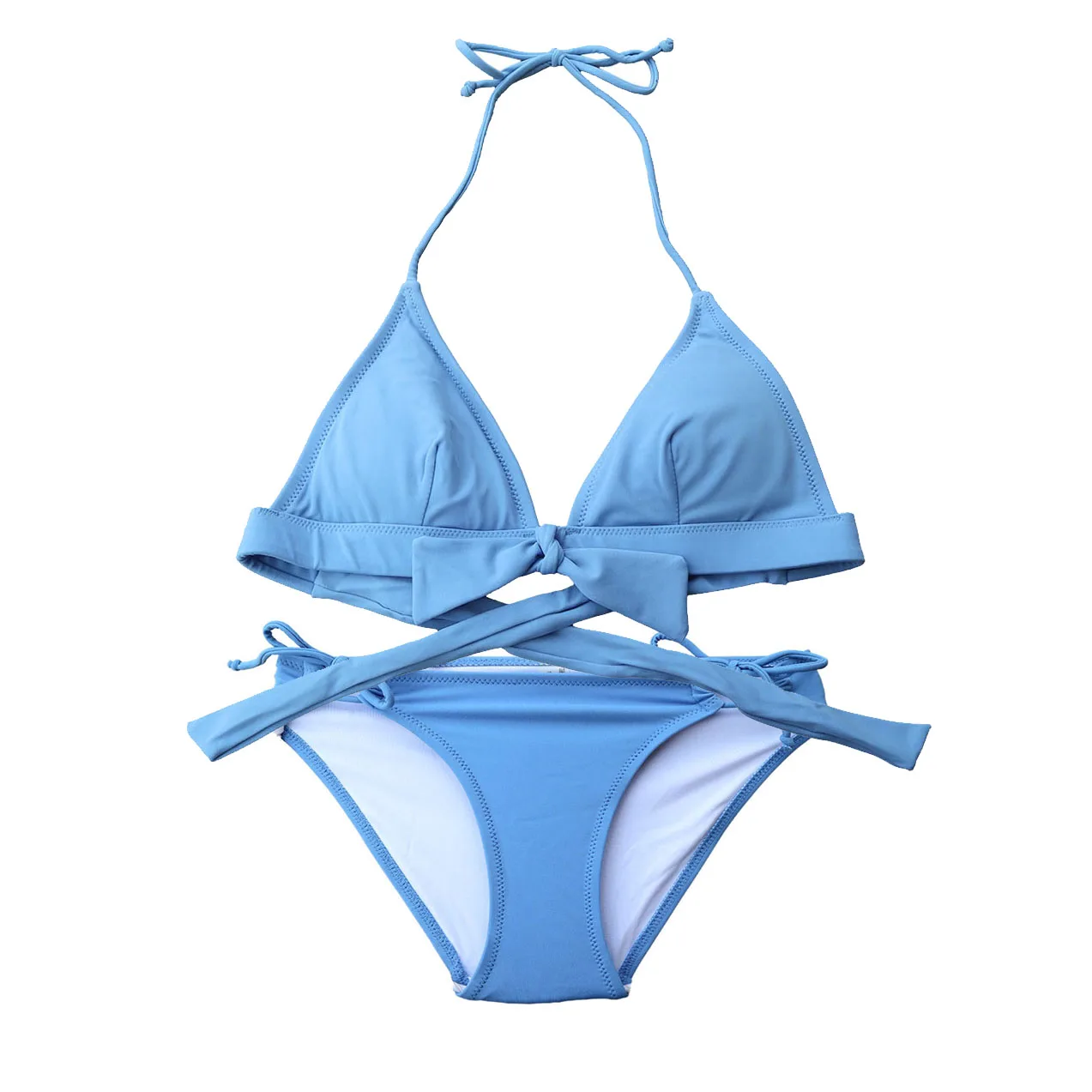 

Special!!Women Bikinis Sets Triangle Blue Sexy Secret Mix top or bottom Summer Low Waist bikinis Brazilian Swimsuit Swimwear