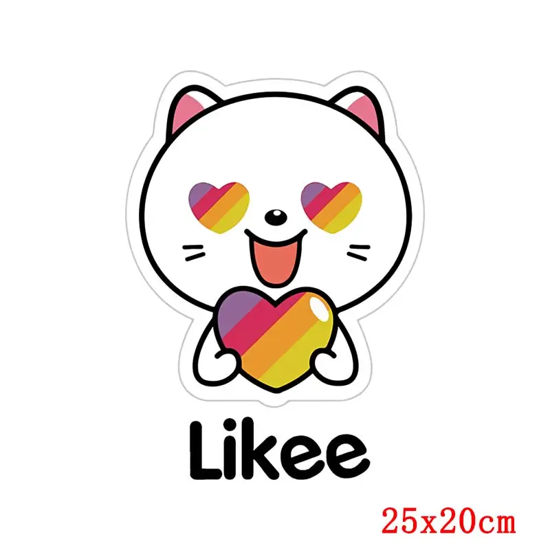 Prajna Vinyl Heat Transfer Stickers Likee App Thermal Rainbow Wings Iron On Transfers For Clothing Heart Patches | Дом и сад