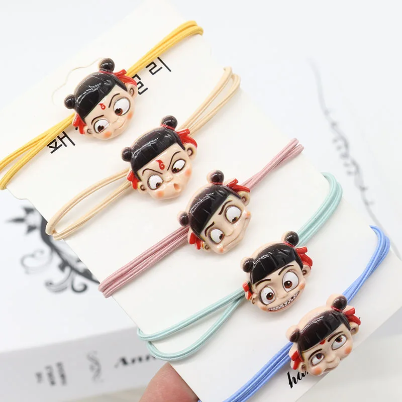 Детская резинка для волос эластичная мультяшная женский головной убор