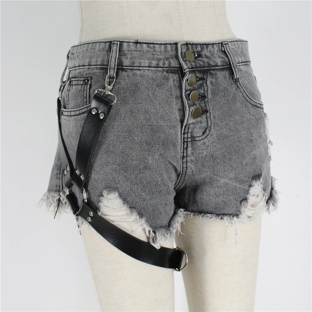 Один бандаж для ног ручной работы кожаная портупея пояс Для женщин мужчин платье