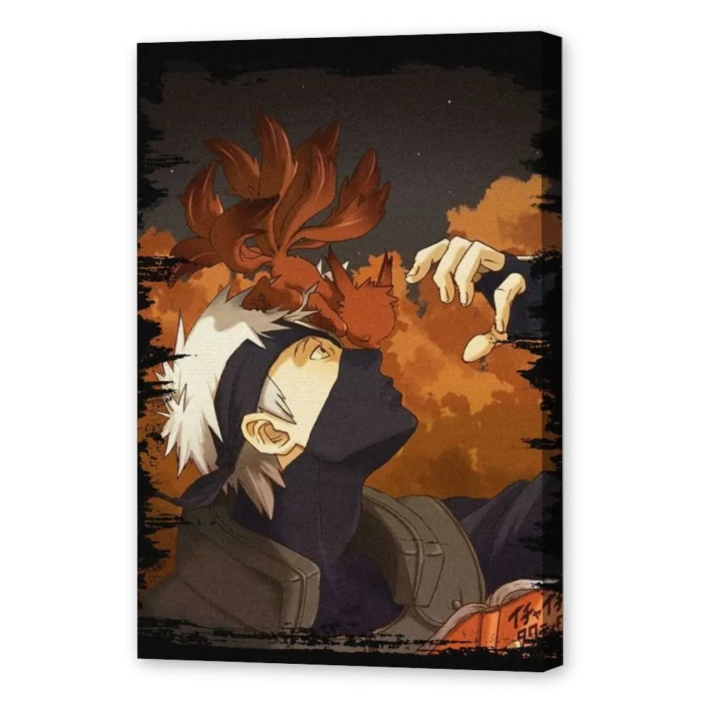 

Naruti Chidori Kakashi Hatake AnimeCanvas Painting Wall Art Posters and Prints Wall Pictures for Living Room Decoration Home De