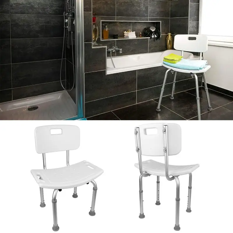 

Non-slip Bath Chair 8 Gears Height Adjustable Elderly Bath Tub Shower Chair Bench Stool Seat Safe Home Bathroom Furniture Hwc