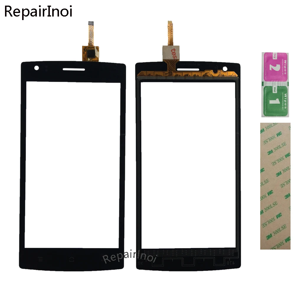 

10pcs Phone Touch Screen For Elephone G4 Digitizer Panel Front Glass Sensor 3M Glue Wipes