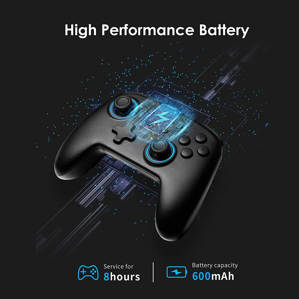 Беспроводной Bluetooth-джойстик для Nintendo Switch Pro контроллер геймпада Turbo RGB LED дышащий NS