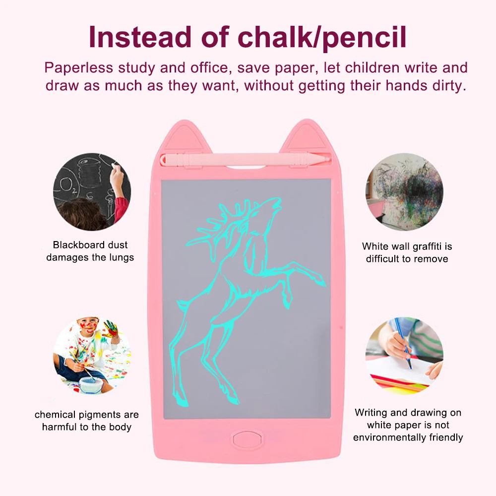 8 5 Дюймов прозрачный ЖК дисплей письма планшет цифровой графический рукописным