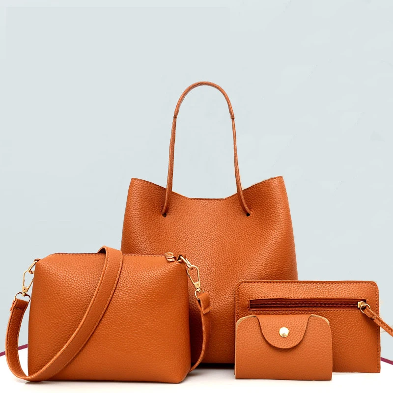 Модная новая однотонная сумка для мамы и дочки европейский стиль рисунок личи 4