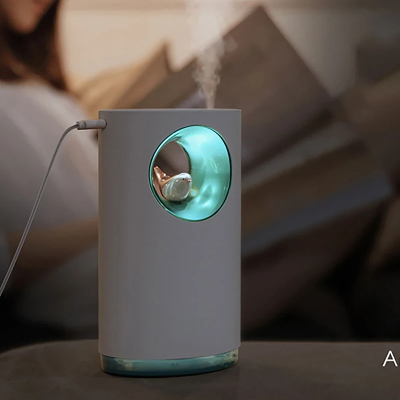 

Music Sleep Aids Humidifier Household Bedroom Mute USB Creative Bird Car Load 400Ml Humidifier