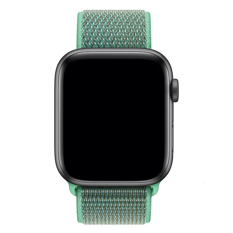 Спортивный ремешок на липучке для apple watch band 5 4 3 iwatch band 44 мм 40 мм correa apple watch браслет часы 42 мм 38 мм аксессуары