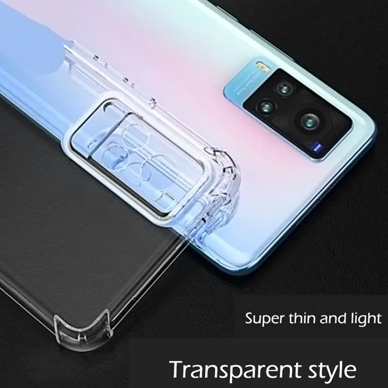 ДЛЯ Vivo X60 Pro S10 IQOO NEO5 V20 PROTransparent в простом стиле | Мобильные телефоны и аксессуары