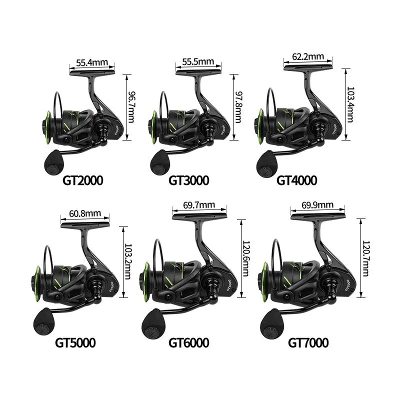 Все металлические Рыболовная катушка гладкая бесшумные подшипники 5 0: 1 Макс
