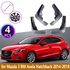 Брызговики для Mazda, Автомобильные Брызговики для Mazda 3, BM, Axela, хэтчбек, 2014, 2015, 2016, 2017, 2018, 4 шт., облицовочные, брызговики, аксессуары для колес
