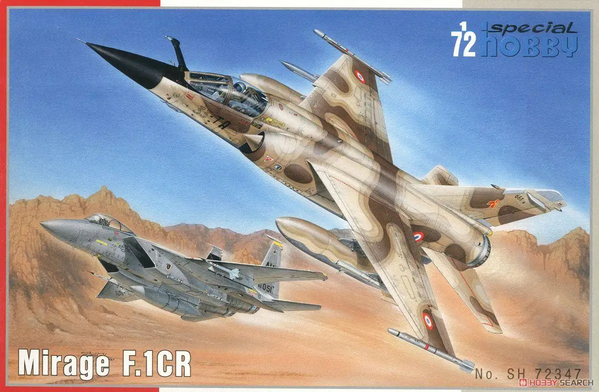

Специальный хобби SH72347 1/72 Mirage F.1 CR Одноместный модельный комплект